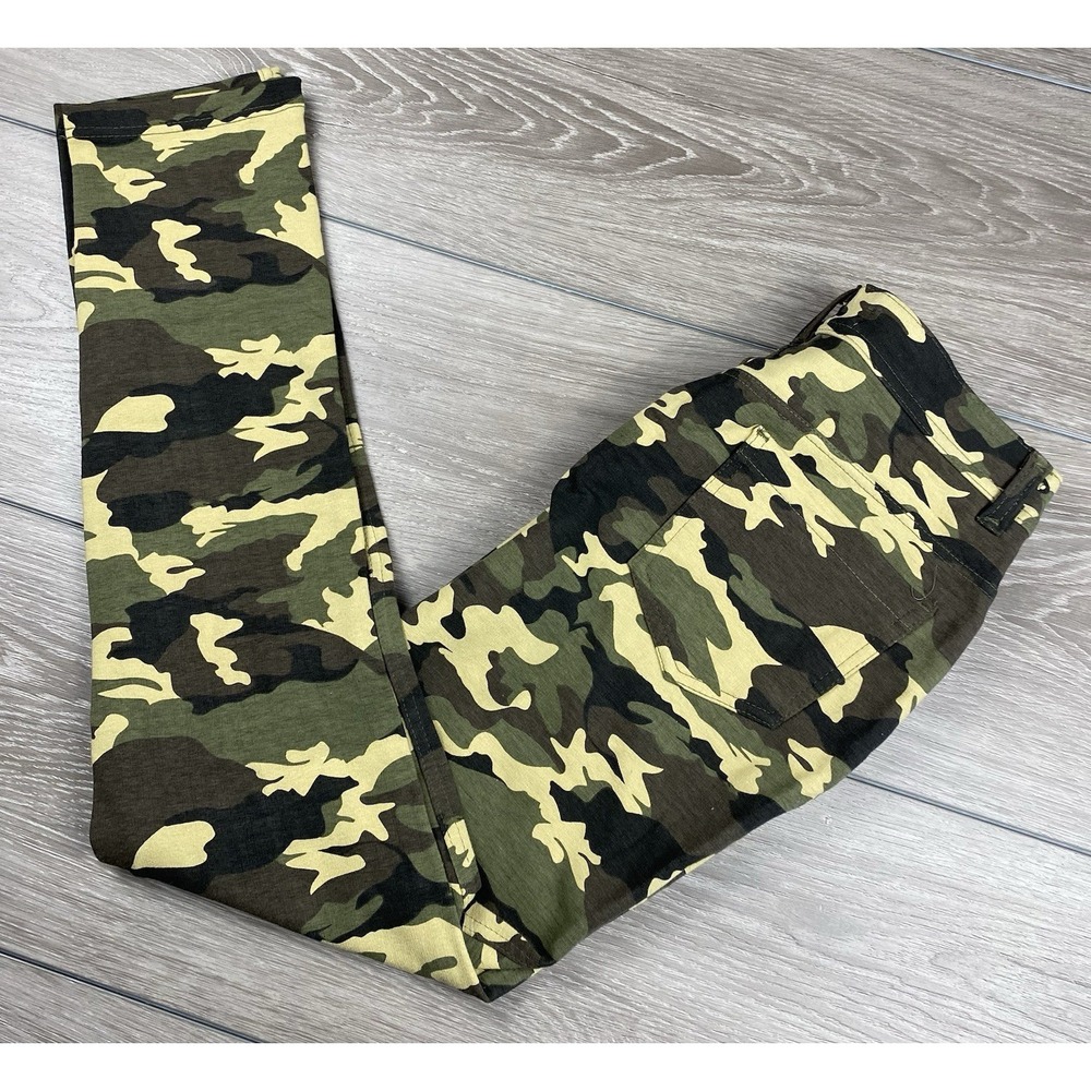 Shylo Women's Camo Print Lifting Leggings Green‎ Size XL New